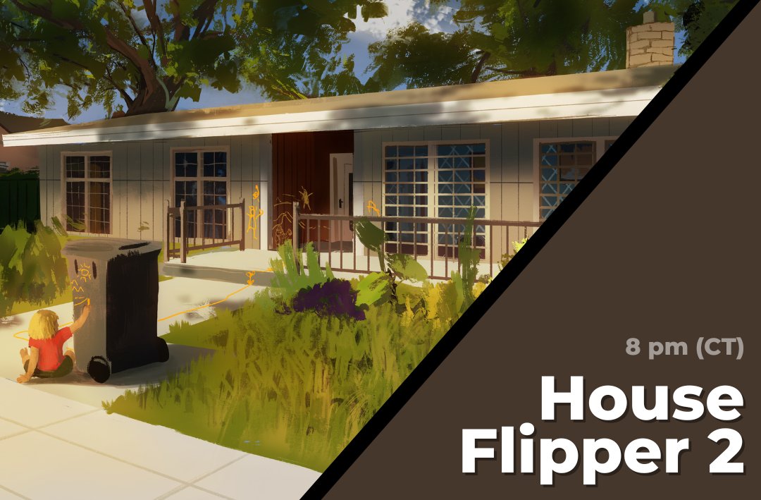 Nos vemos mas tardecillo para seguir con nuestra era "agente de bienes raíces." :3 <a href="/houseflippersim/">House Flipper</a> 

linktr.ee/charmedgaymes 

#TwitchLGBT #TwitchLatAm #Gaymer #420friendly #HouseFlipper2