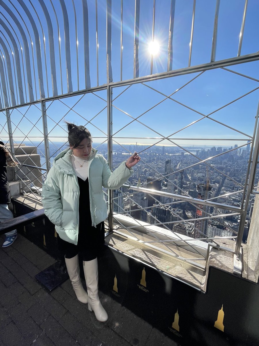 帝國大廈打卡，應該是我漫威迷解鎖人生經驗的清單之一🤩
#empire building