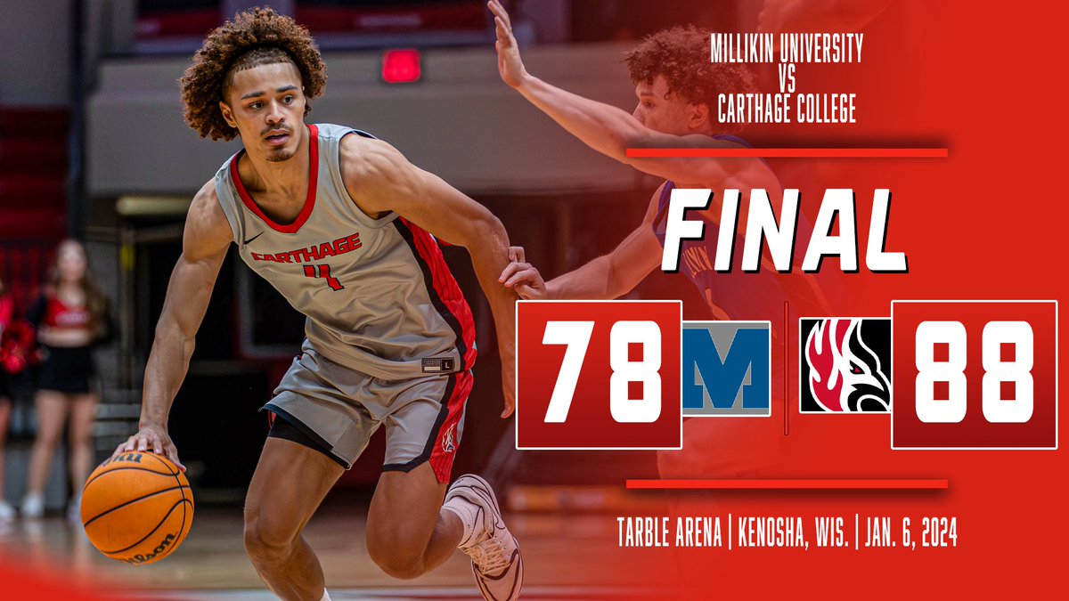 carthagesports's tweet photo. 🔥 BIRDS ON TOP 🔥

Ryan Johnson drops 25 as Carthage gets the win over Millikin!!!

#FuelTheFlame // #BirdsOnTop // #d3hoops https://t.co/6viKSHvF6T