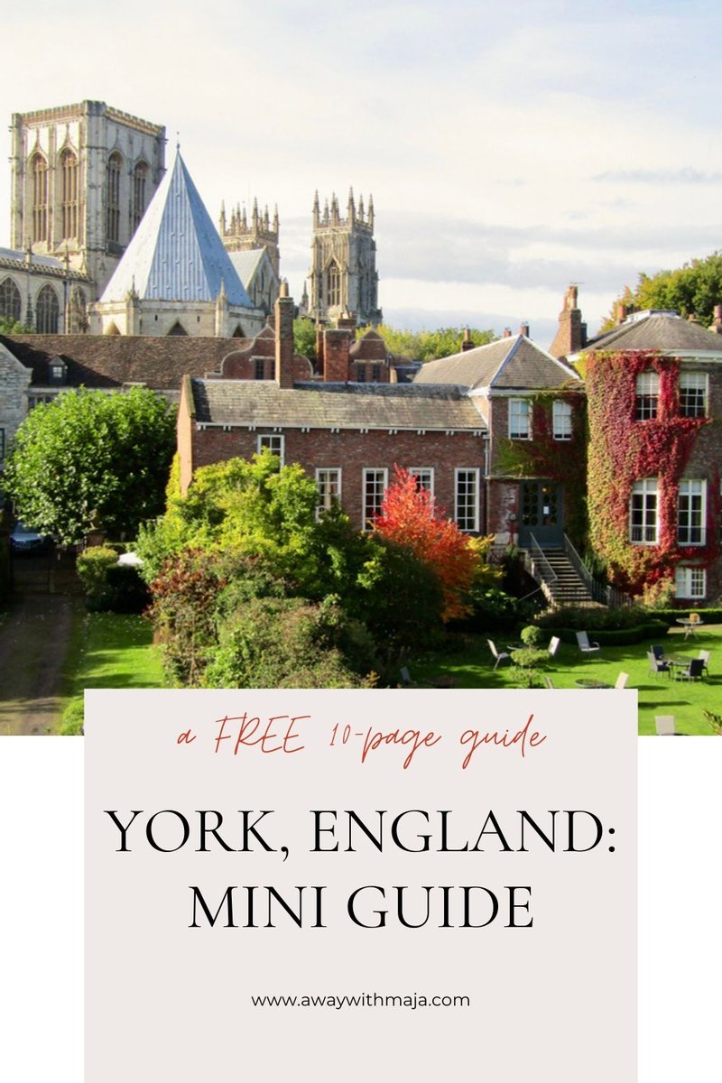 Interested in a trip to #York? Make sure to download my FREE 10-page York Mini Guide! ✨ 🔹Top things to do in the city ☑️ 🔹Where to eat & drink ☑️ 🔹The best daytrips ☑️ 🔹3-day itinerary ☑️ Click the link below to get your free copy! 📖 mailchi.mp/e8f558048226/y…