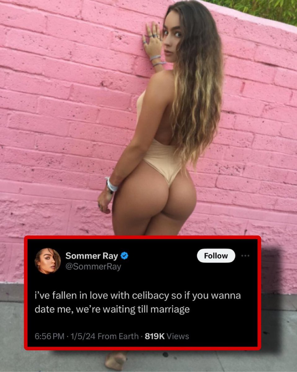 DailyLoud's tweet image. Sommer Ray says she is celibate and waiting for marriage