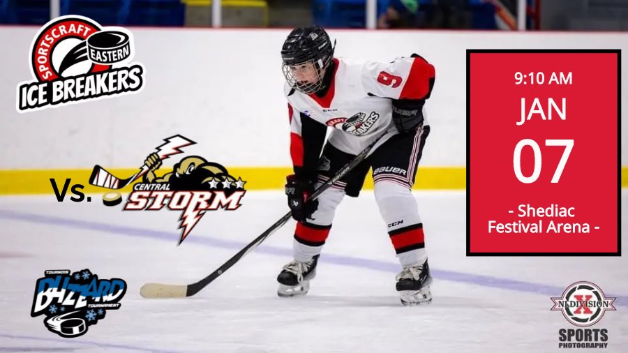 The IceBreakers finished the round robin with a 2-1 record and advance to tomorrow’s semifinal game against PEI’s Central Storm Orange #LetsGoGirls