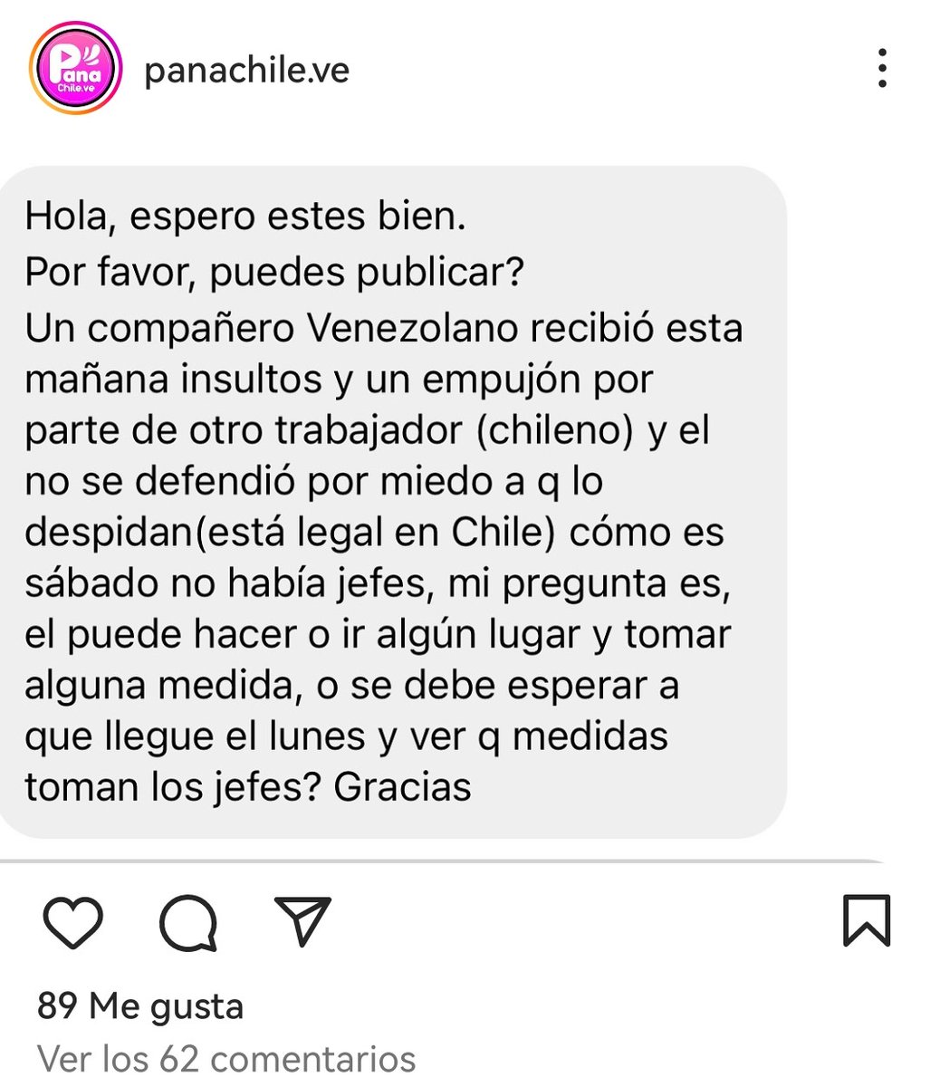 nelrole's tweet image. Q injusticia que estás cosas estén pasando con los venezolanos en #Chile @DirecDelTrabajo