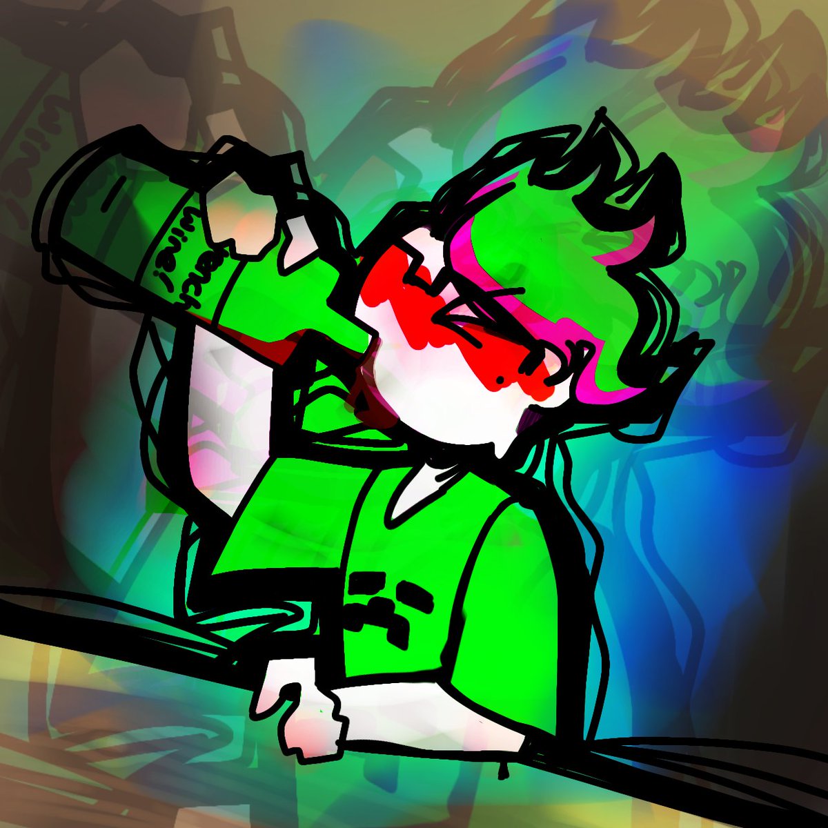 Manquoouuuu's tweet photo. Damn it! Alcool!
#qsmp #qsmpfanart #qsmpmike https://t.co/jvc9oL6nYd