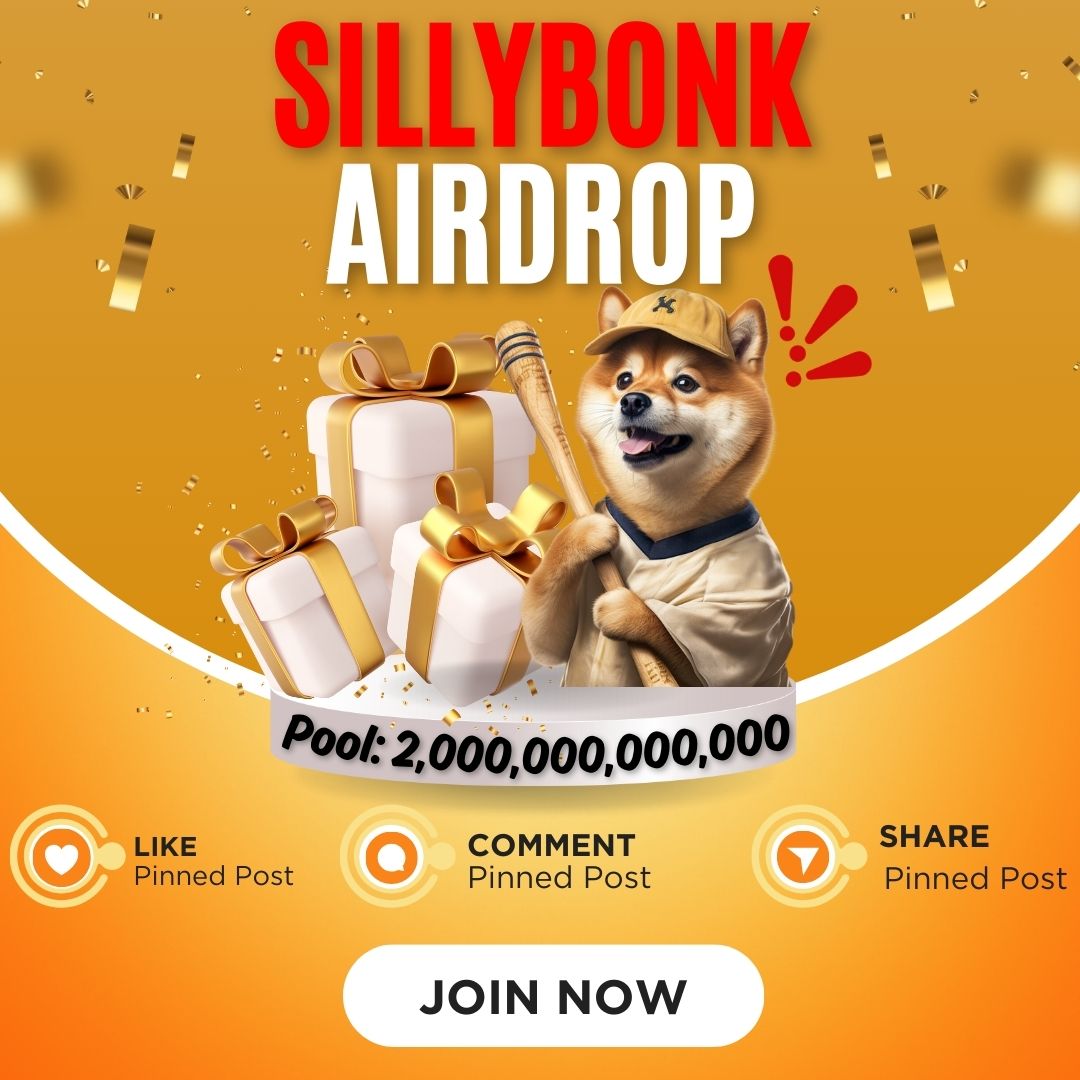 📣 Silly Bonk Airdrop is live!

🏆 Reward for Tasks:  500 Million SILLYBONK for 2000 random participants each.

👨‍👩‍👧 Referral Reward:  1 Trillion SILLYBONK for top 500 referrers.

👉 t.me/SillyBonkAirdr… 👈

#cryptocurrency #Airdrop #Bitcoin #SILLYBONK #Airdropstario