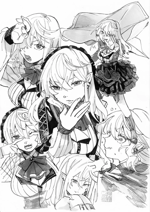 【2434、🎲女体化】らくが～ 