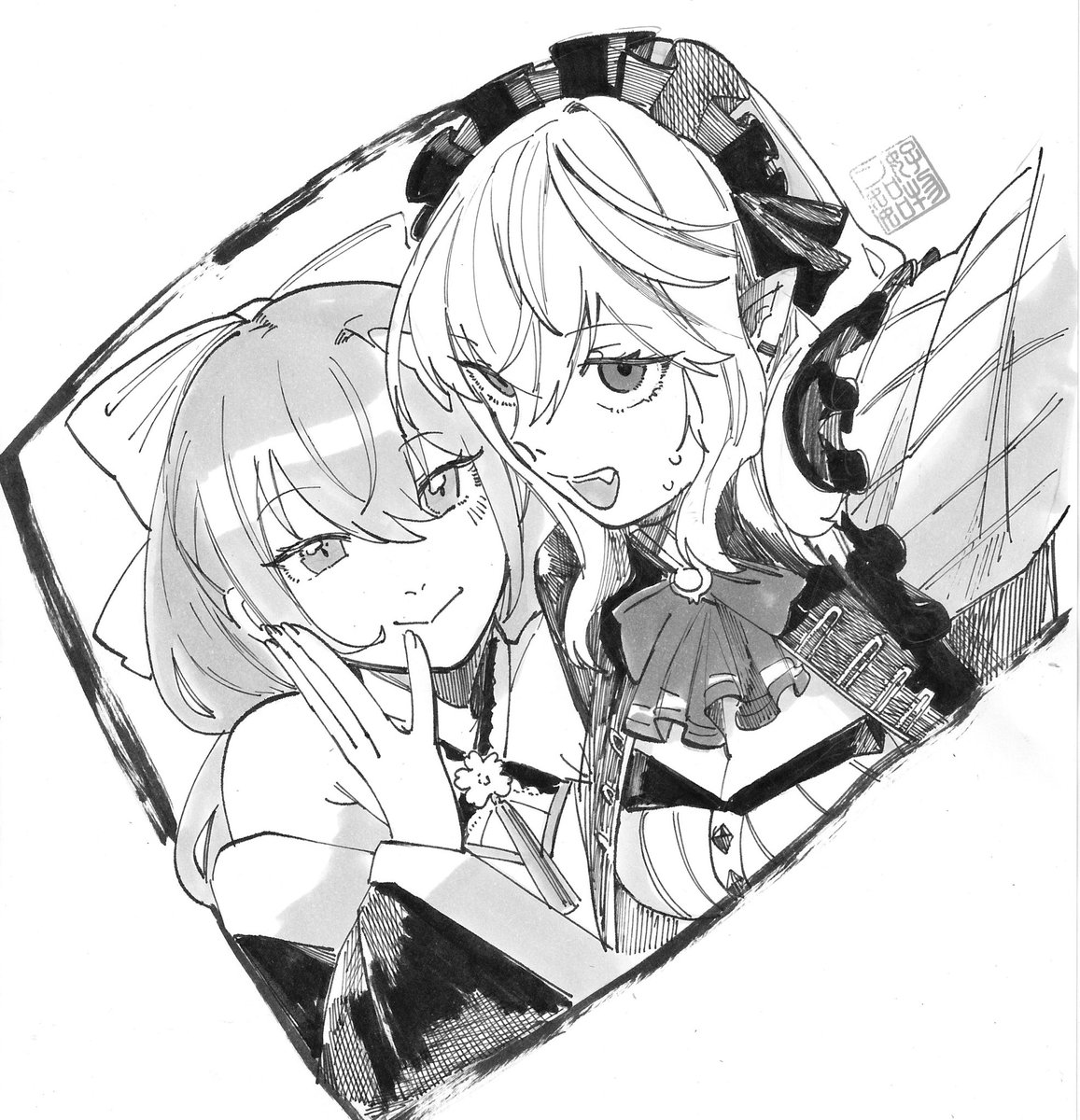 【2434、🎲女体化】らくが～ 