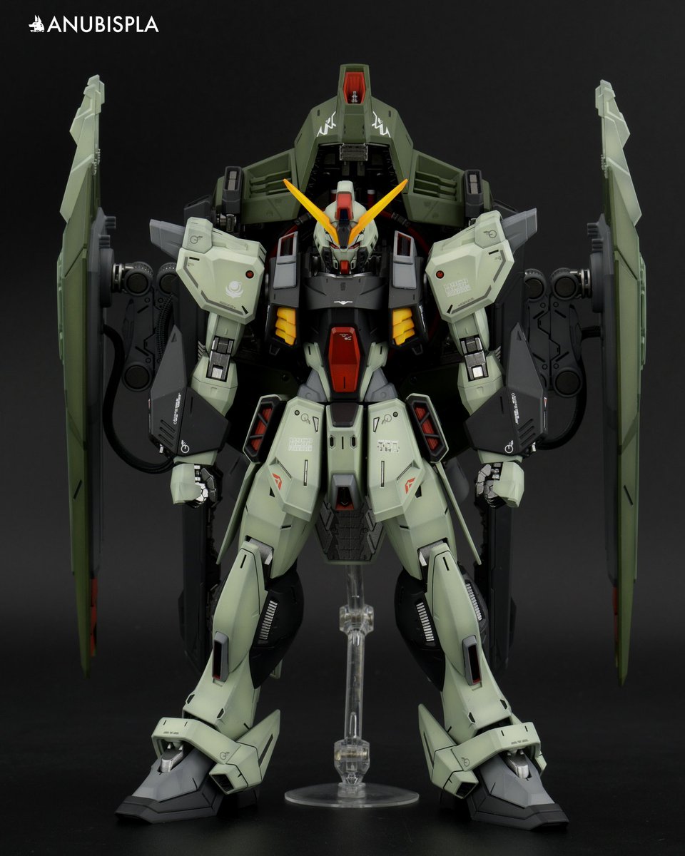 anubispla's tweet photo. Full Mechanics Forbidden Gundam complete! This kit rounds out the 2nd Gen GAT-X mobile suits. Probably the best kit of three IMO the only negative is that the backpack is too heavy for the kit. https://t.co/7UpN6nYS1T
