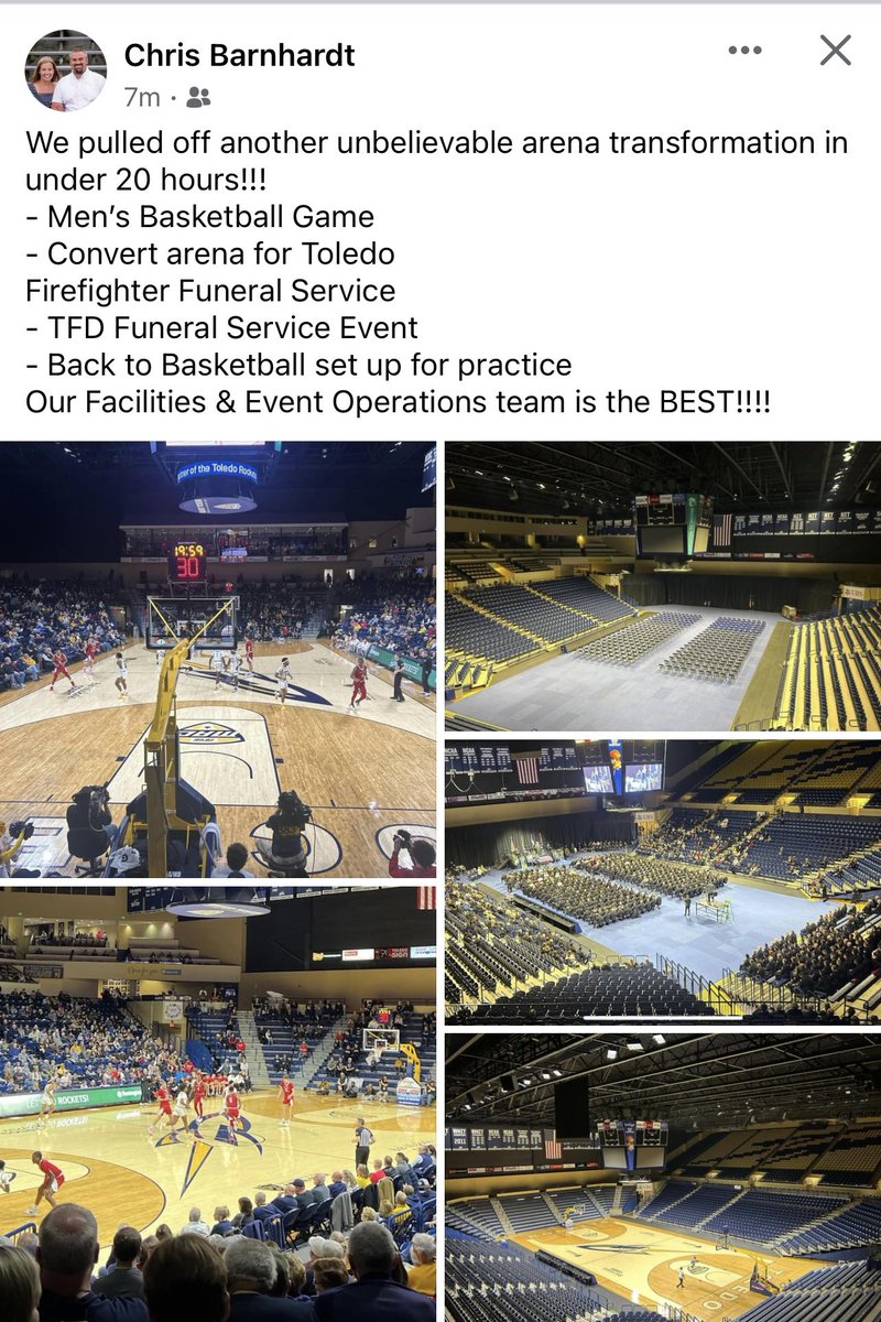 Coach_Kowalczyk's tweet photo. Fantastic work by Tim Warga, Chris Barnhardt, Austin Kowalski and our entire @ToledoRockets Facilities Team!  #TeamToledo 🚀🚀 https://t.co/NZblWLGmFE