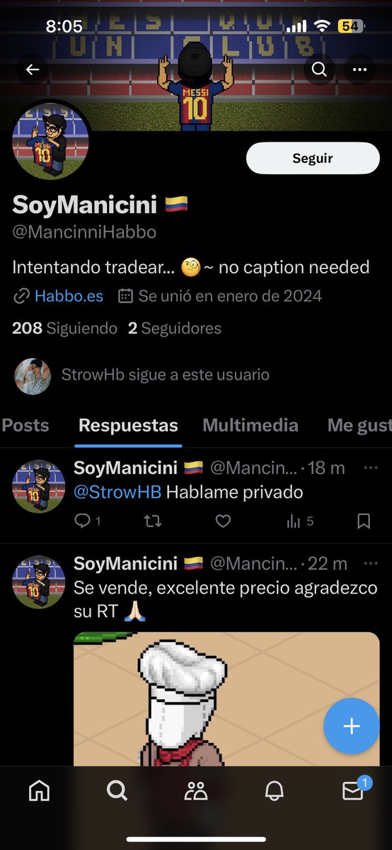 Tengan cuidado con este clon de Twitter, no soy yo (el clon tiene dos “n” en el @) Agradezco un RT.  🐀🚨➡️ <a href="/MancinniHabbo/">SoyManicini 🇨🇴</a> ⬅️🐀🚨