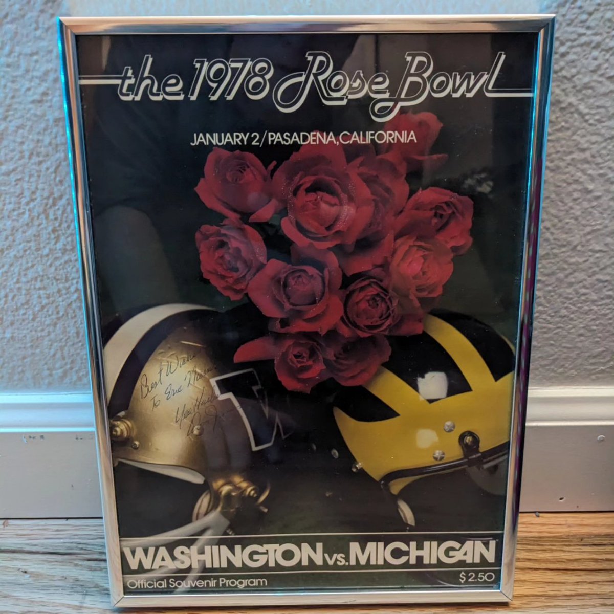 GavinN's tweet photo. 78 Rose Bowl. #DonJames #BeatMichigan #PurpleReign https://t.co/jmxBSygQ0m