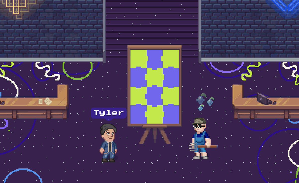 Saul_526's tweet photo. New quest online guys, talk to Tyler in #Pixes HQ, find pieces of $PIXEL puzzle! https://t.co/S7dMAxjfBb