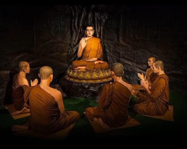 manojshinde639's tweet photo. ☸"नमो तस्स भगवतो अरहतो सम्मासबुद्धस"☸*

*"धम्मपद"* *"धमठ्ठवग्गो"*
🪷🪷🪷🪷🪷🪷🪷🪷🪷🪷🪷🪷
यो च समेति पापानि अणुं धूलानि सब्बसो |
समित्तता हि पापानं समणो ति पवुच्चति।।

जो लहान मोठी पापे सर्वशः शमन करतो, त्यालाच पापे शमन केल्यामुळे श्रमण असे म्हणतात.
🪷🪷🪷🪷🪷🪷🪷🪷🪷🪷🪷🪷 https://t.co/fpbkLlF1jz