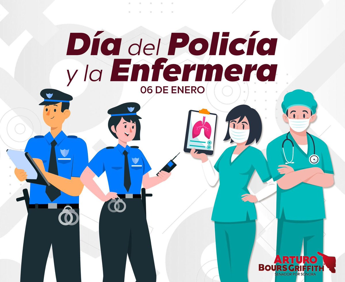¡Feliz Día del Policía y la Enfermera! En honor a aquellos que ven por nuestra seguridad y bienestar, gracias por su compromiso.