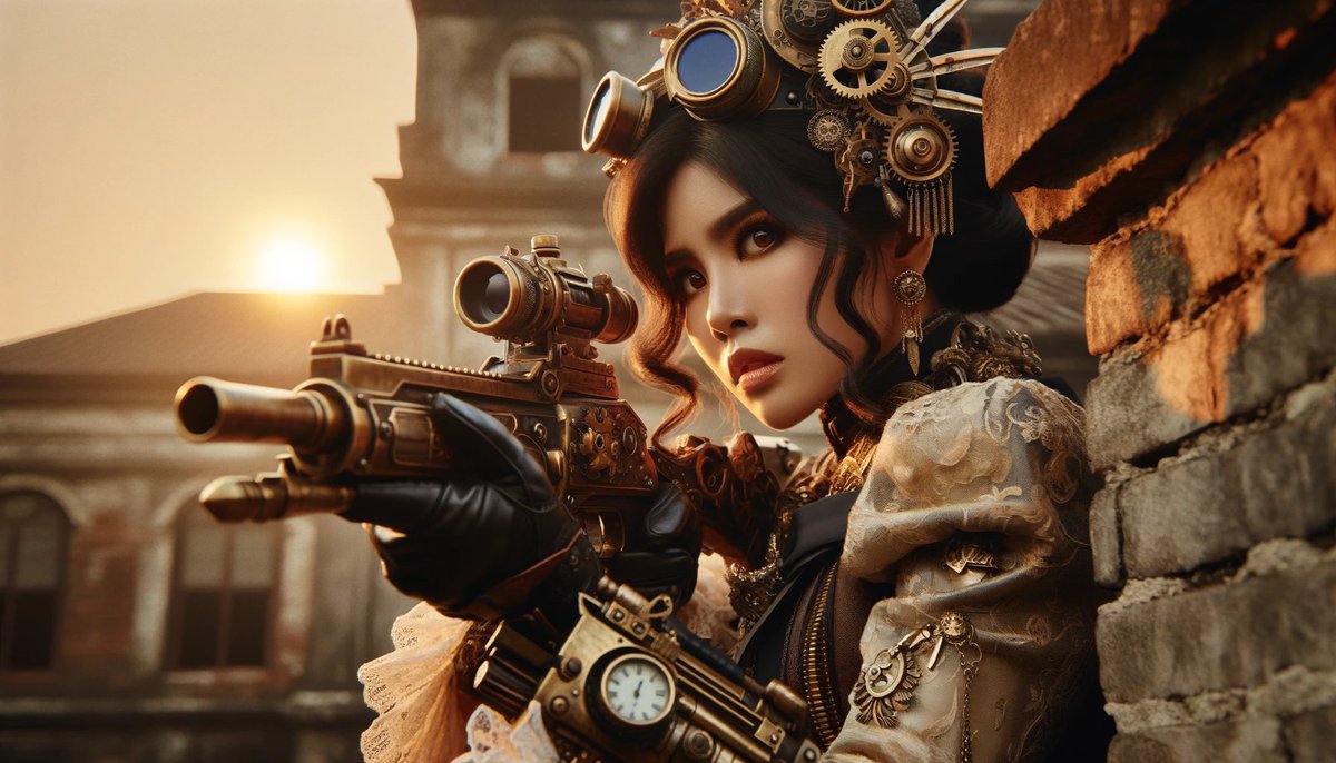 CaperGirl42's tweet photo. @KeorUnreal @SingingOfSounds @fifty7fifty7 @hq_thekonsept @cap_booya73 @Dreadly_Dreams @_SteffenR @Kripton505 @BrixZoldyck @blueveedesign @QamarRiaz1 @jinx_aiart @Button_Puppins @MarkTay30964427 My try with Steampunk. Thank you, keorUnreal🫶 https://t.co/ubUbbCKXom
