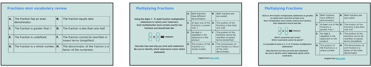 new 💡 2024 thin-slicing & menumath mashup #icoachmathed #iteachmath #mtbos #thinkingclassroom