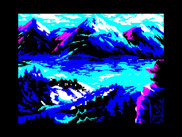 First art this year- entry to Dihalt2024 ZX Spectrum gfx compo