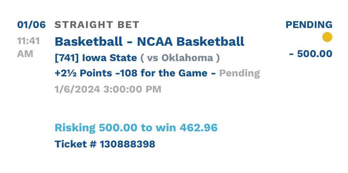 pardonmypick's tweet photo. SENDING TODAYS NBA MAX 🐳🐳🐳 TO 10 PEOPLE THAT RETWEET ‼️

CBB FREEPLAY 🏀

IOWA STATE +2.5

LOCK IT IN!!! 🔒🔒🔒

DROP A LIKE IF UR TAILING!!! 🔥🔥🔥
https://t.co/76jfjwmEaP https://t.co/aSZHgIY6oL