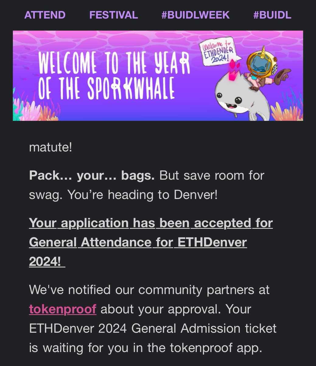 ME VOY A <a href="/EthereumDenver/">ETHDenver 🏔🦬🦄</a> 🇺🇸

En Febrero voy a estar por Miami, San Francisco y Denver ✈️

Voy a conocer a parte del equipo de designproject.io IRL, participar de <a href="/EthereumDenver/">ETHDenver 🏔🦬🦄</a> y empaparme de conocimiento sobre el mundo startup de USA 🚀

¿Con quién tengo que juntarme a