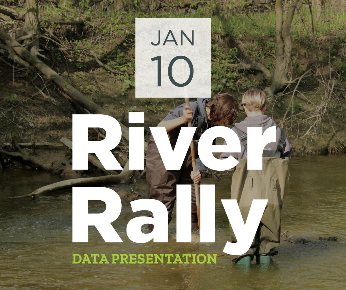 New year, new data. Join CRWC online on January 10 at 7:00 PM for our behind-the-scenes presentation on Adopt-A-Stream Data from 2023. Register or learn more at crwc.org/river-rally.