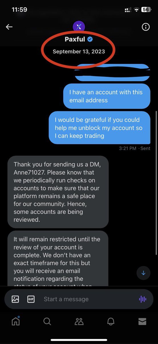 Anne71027's tweet image. ⏳ Waiting endlessly for @paxful&apos;s customer service to act is like staring into the void. Real issues, fake solutions. It&apos;s time for a change! 
@ArturPaxful 
#PaxfulFakeSupport #UserConcerns