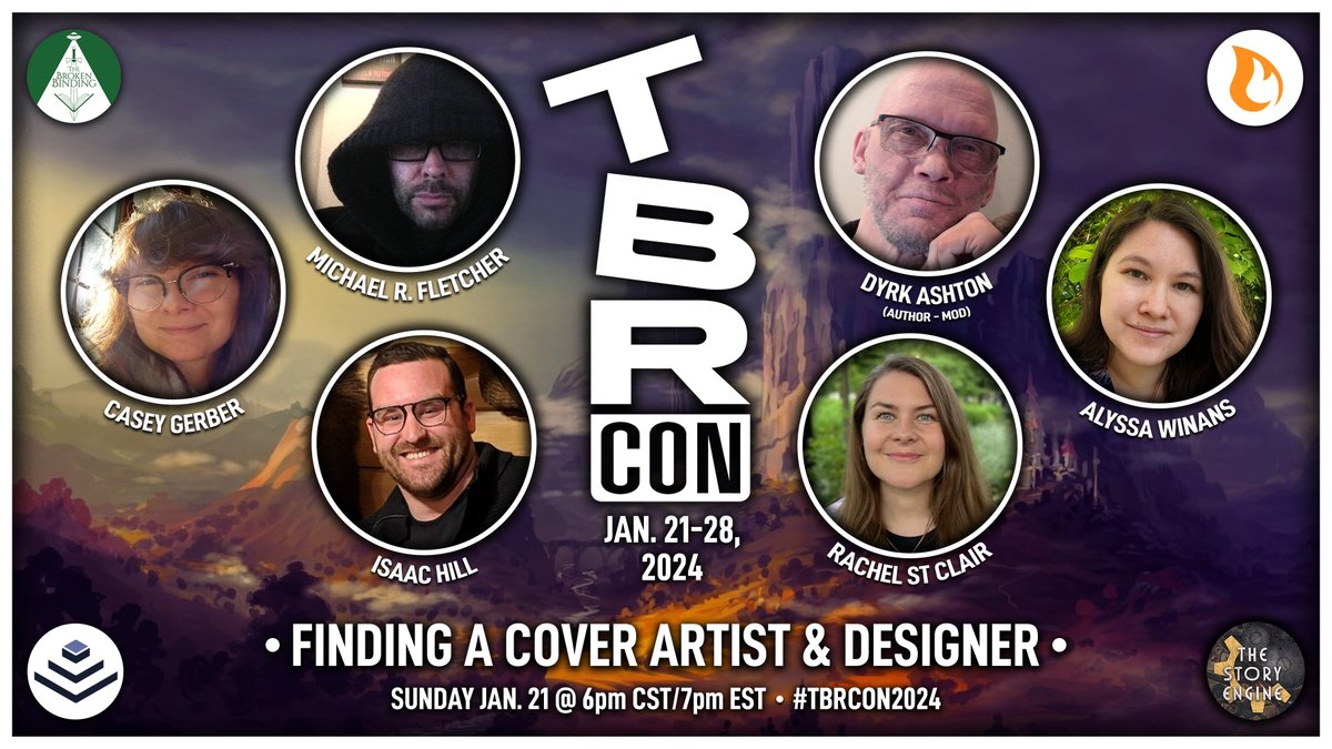 TBRCon (@tbr_con) on Twitter photo Have you ever wondered how to find a cover designer? We have some good news for you! #tbrcon2024’s third and final panel for day 1 is How to Find a Cover Artist and Designer with @claymorecovers, <a href="/UnDyrk/">Dyrk Ashton</a>, <a href="/FletcherMR/">FletchGod Apocalypse</a>, <a href="/CaseyGArtist/">Casey Gerber</a>, <a href="/AlyssaWinans/">Alyssa Winans</a> & <a href="/isaachillauthor/">Isaac Hill - Dragh's Demise - Oct 29th</a>!
Look here👇 Have you ever wondered how to find a cover designer? We have some good news for you! #tbrcon2024’s third and final panel for day 1 is How to Find a Cover Artist and Designer with @claymorecovers, <a href="/UnDyrk/">Dyrk Ashton</a>, <a href="/FletcherMR/">FletchGod Apocalypse</a>, <a href="/CaseyGArtist/">Casey Gerber</a>, <a href="/AlyssaWinans/">Alyssa Winans</a> & <a href="/isaachillauthor/">Isaac Hill - Dragh's Demise - Oct 29th</a>!
Look here👇