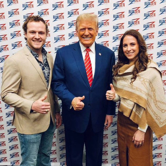 ColeChristense8's tweet photo. "What a great looking couple😏" -@realDonaldTrump https://t.co/9MDJ7Rq3uj
