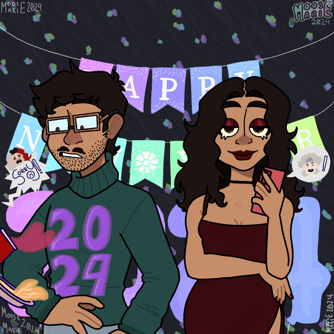 MooseMarieART's tweet photo. Happy New Year (6 days later) or whatever. (1/2) 

#art #digitalart #artist #artists #artistsontwitter #artistsonx 🤢 https://t.co/EnN5Kf5Ddh