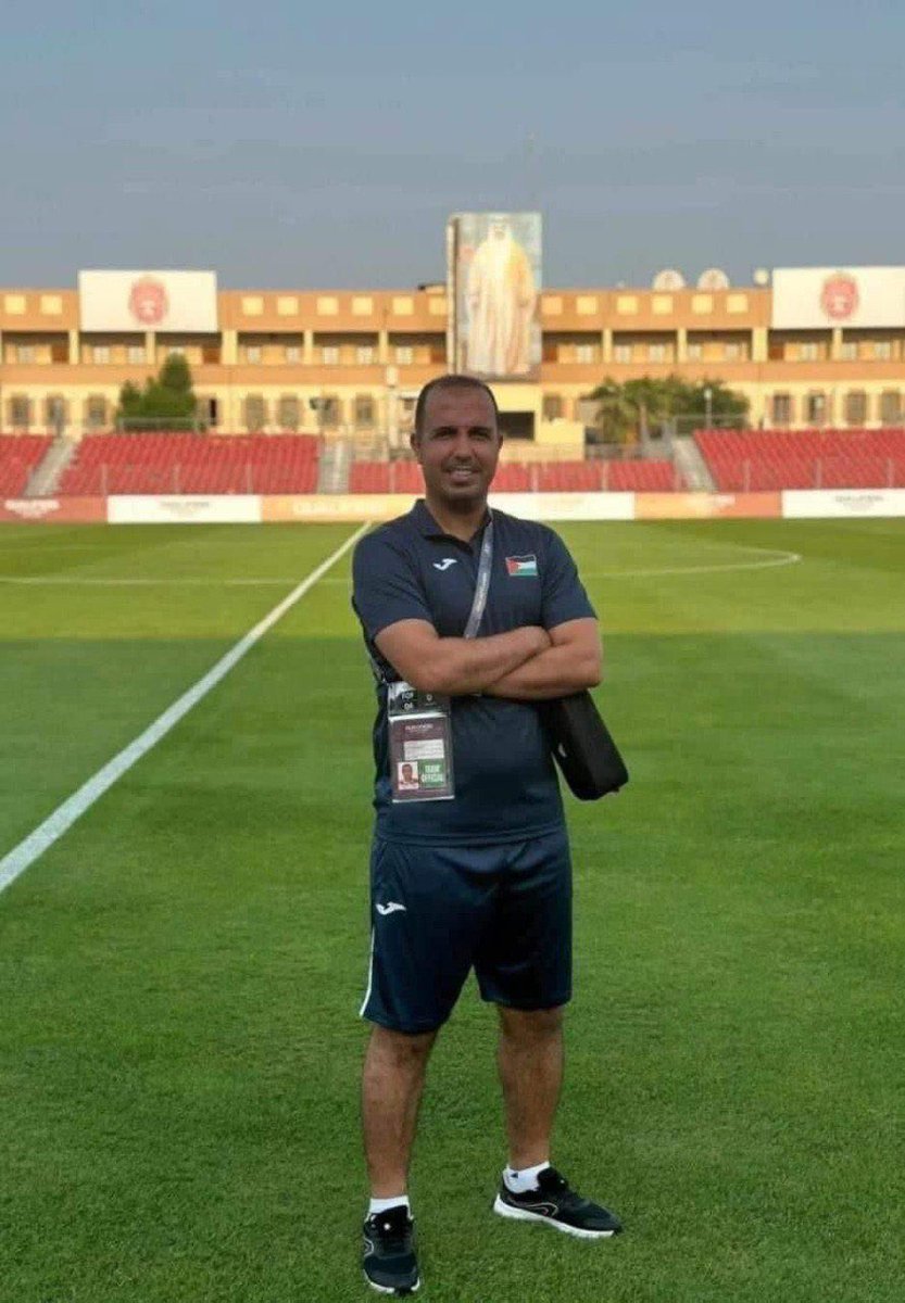 Palestinian football star Hani Al-Masri has been murdered in Gaza.

He was also coach of the Palestinian Olympic football team.

Yet Israel plays football freely - no bans - no repercussions - total immunity. 

And no minute’s silences will be held for Hani - just forgotten.