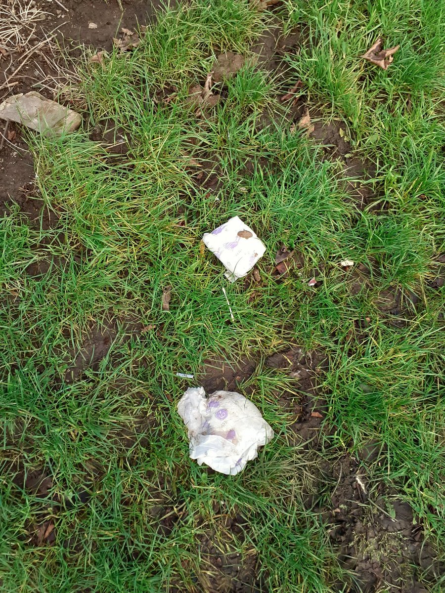 NormantonWard's tweet photo. That's strange the council in Derby cleared a fly tip but left the dirty nappies! https://t.co/174ei2IlLX