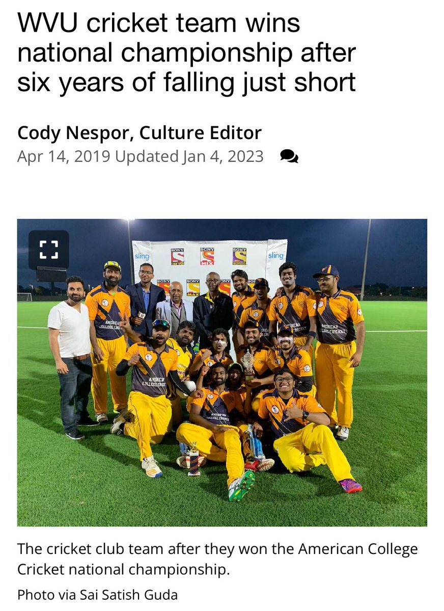EerRational's tweet photo. @RandomAthletess Some of yall need to educate yourselves on the deep, rich history of WVU Cricket 🤦‍♂️ https://t.co/JSCOOtRSq5