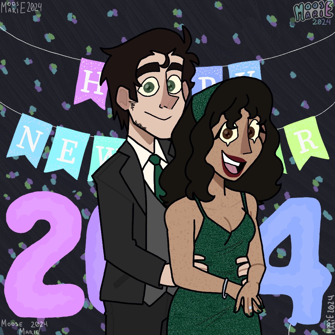 MooseMarieART's tweet photo. Happy New Year (6 days later) or whatever. (2/2)

#art #digitalart #artist #artists #artistsontwitter #artistsonx 🤢 https://t.co/fzClwTXcgP