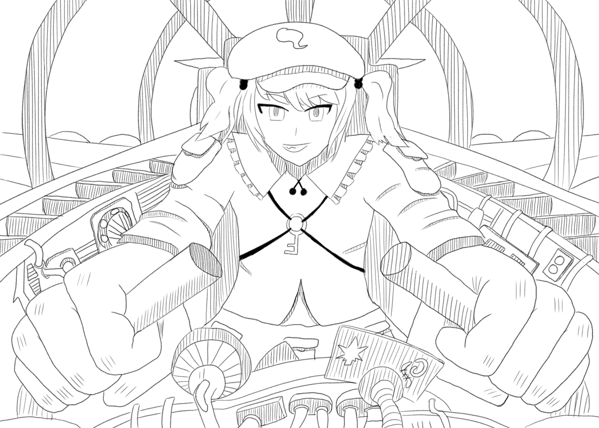 kzgkzg_'s tweet photo. Luftrauser Nitori, I don't think Touhou/Luftrausers crossover happened yet... #東方Project #河城にとり #luftrausers https://t.co/ZQjxnDZBac