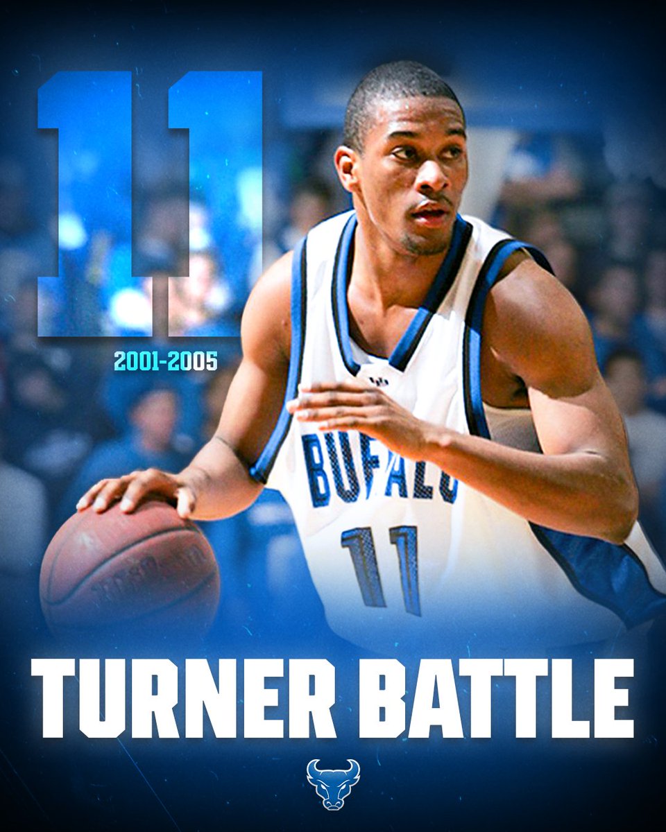 UBuffaloMBB's tweet photo. UB to Honor Former Standout Turner Battle's Number 11

🔗: https://t.co/t5GkYLROJ1

#ForeverABull