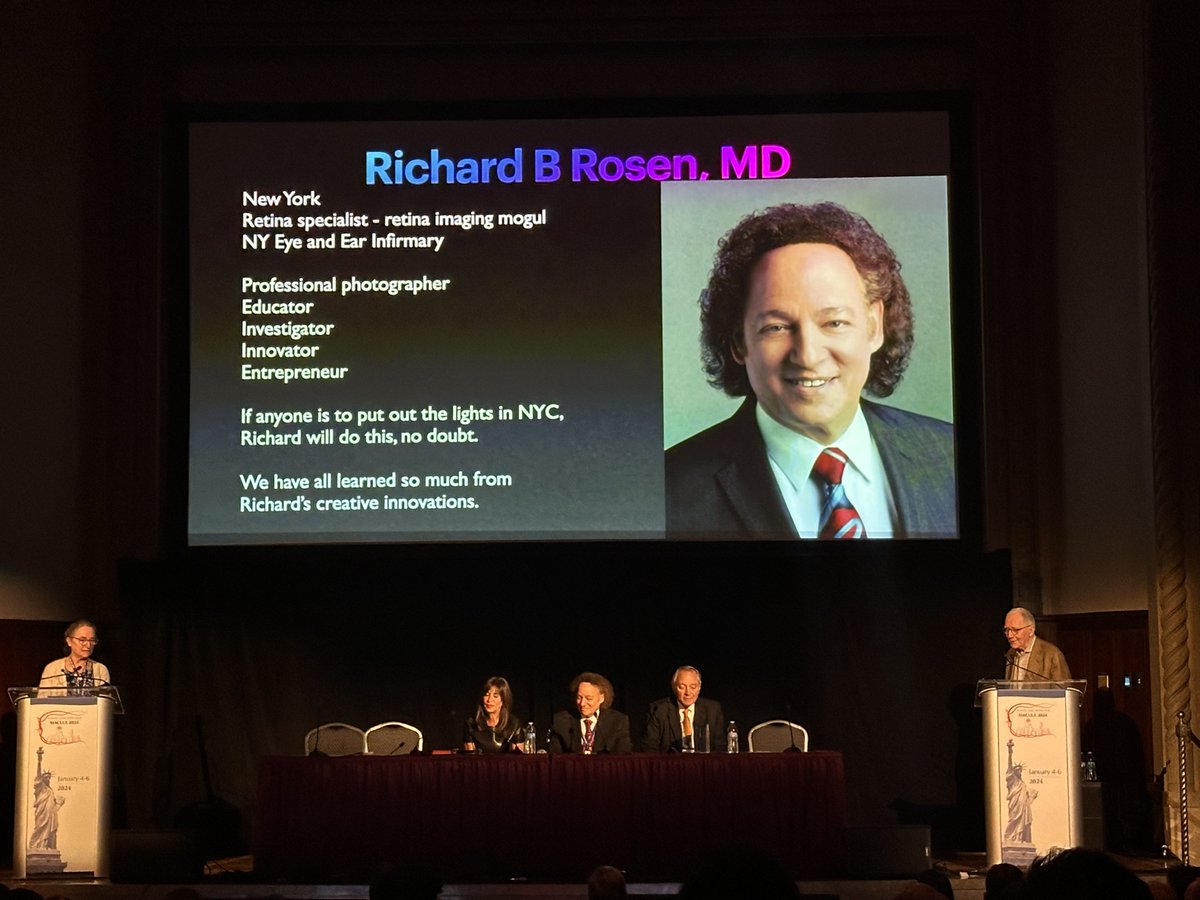 Congratulations to the 2024 Founders Award honorees Susan B. Bressler, MD; Alexander J. Brucker, MD; and Richard B. Rosen, MD!! #ACRC2024 #Retina #Macula2024
