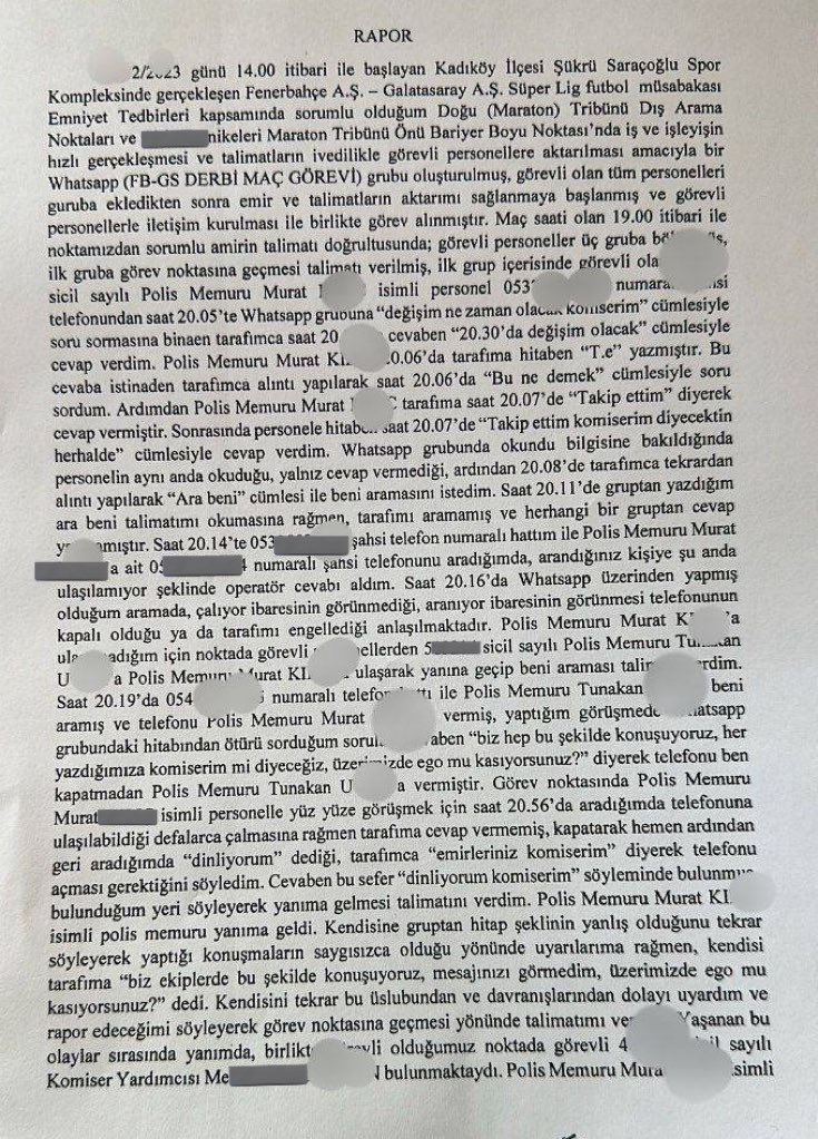 PolislerSayfasi's tweet photo. Whatsapp görev grubunda Takip Ettim Komiserim yerine  '' T. E. '' yazan Polis Memuruna disiplin soruşturması açılması için sorumlu komiser tarafından rapor tutuldu https://t.co/RaPuX0veSU