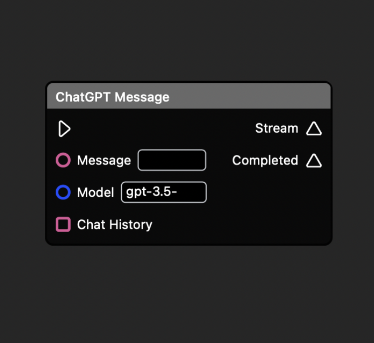 macrographio's tweet photo. There's also smaller things, like a type picker for picking variable types, new integrations including OpenAI and local WebSocket Servers, and a littany of bug fixes. https://t.co/rTcSYJAAVW