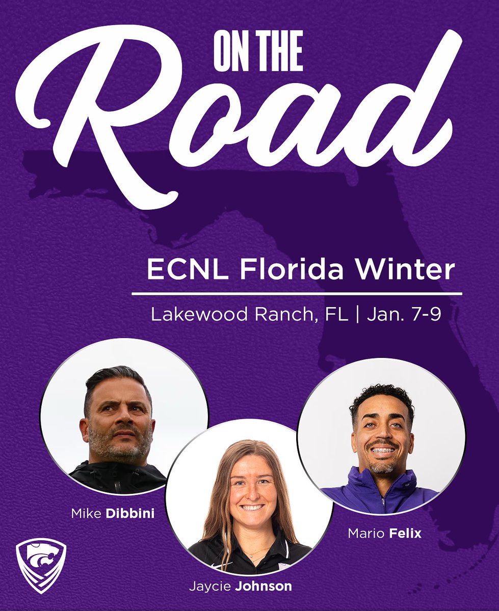Off to <a href="/ECNLgirls/">ECNL Girls</a> FL looking for the next ‘Cats! ✈️

#KStateSOC
