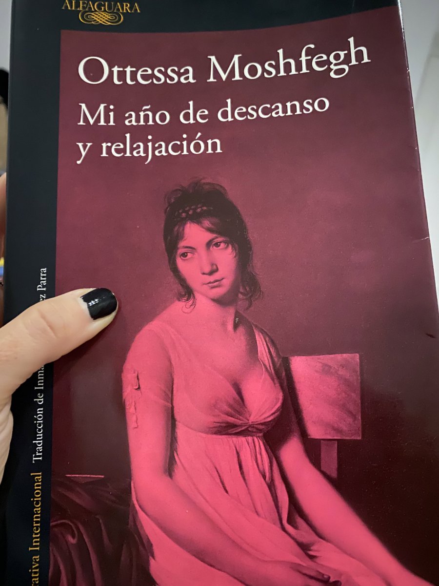 Querer dormir para poder despertar. Despertar desde el más amplio sentido y literalidad de la palabra.
#OttessaMoshfegh