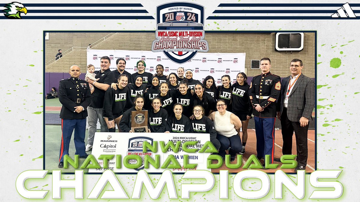BACK ON TOP!! 🏆

Your <a href="/LifeUWWR/">Life University Women's Wrestling</a> team is the 2024 <a href="/nwcawrestling/">NWCA</a> National Dual Champions!! 🥇
