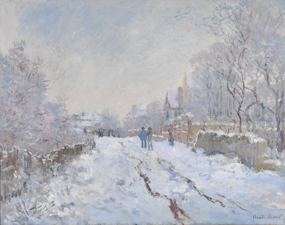 Claude Monet's winter paintings