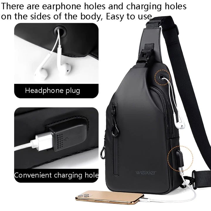 Shop3_in's tweet photo. CrossBody Backpack For Men Women, Anti-Theft Chest Bag With USB Charging Port, Waterproof🤩

#shop3 https://t.co/qQ3gABtiU4