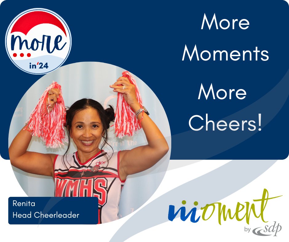 It's More in '24, and that means it's time to show some love and positivity! Cheer on friends, family, and teammates' aspirations and dreams. Encourage each other and see how far a little support can go. Let's make it count together! #Morein24 #CheerThemOn #PositiveEncouragement