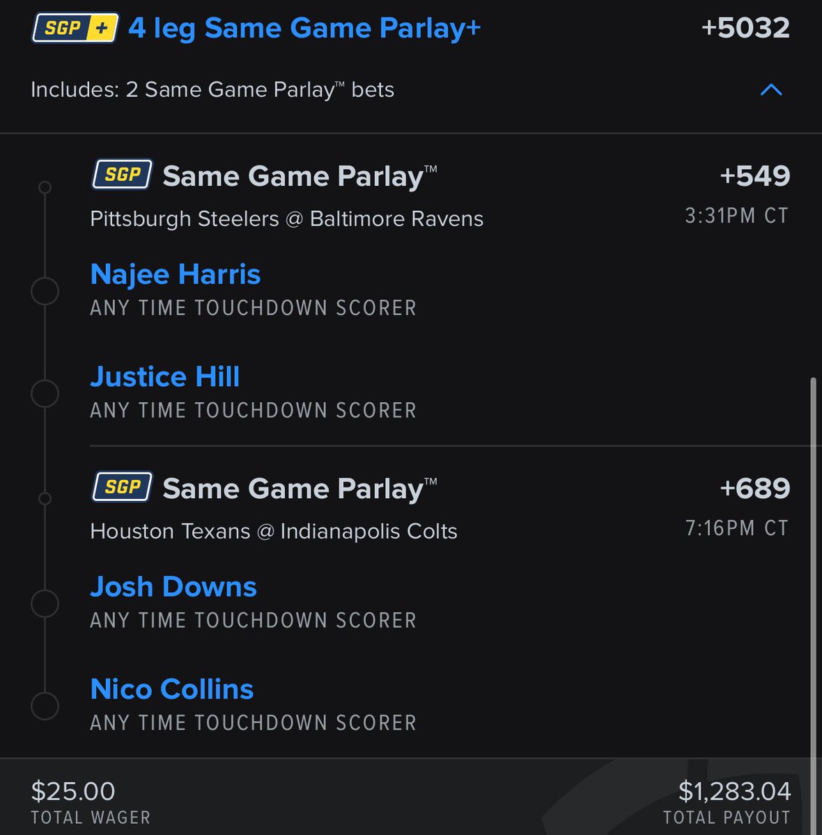 Home Run and Touchdown parlays (@HomeRuns_TDs) / Posts / X