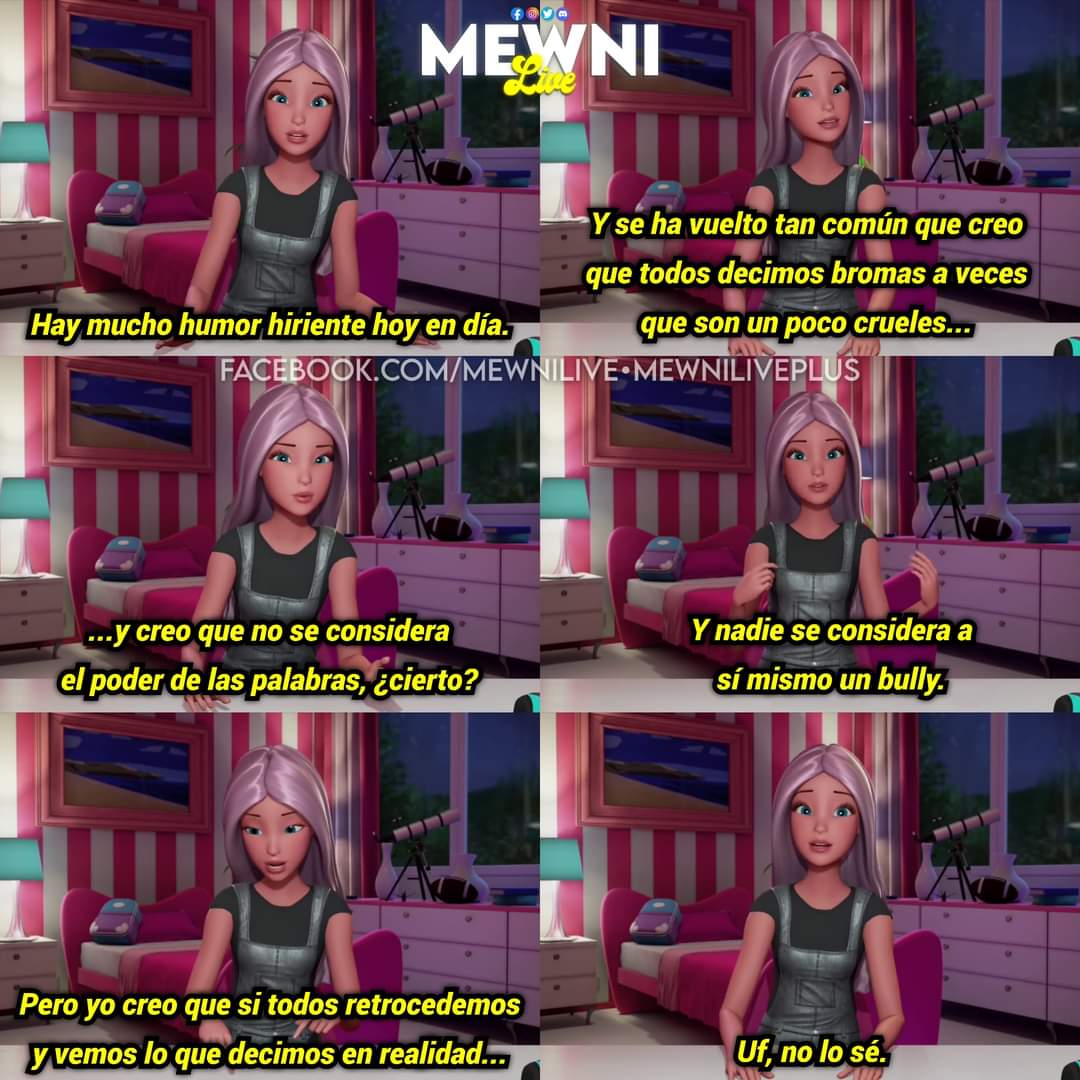 MewniLive's tweet photo. En efecto, para pensar...
π Serie Web: #BarbieVlog https://t.co/mYubqboWS0