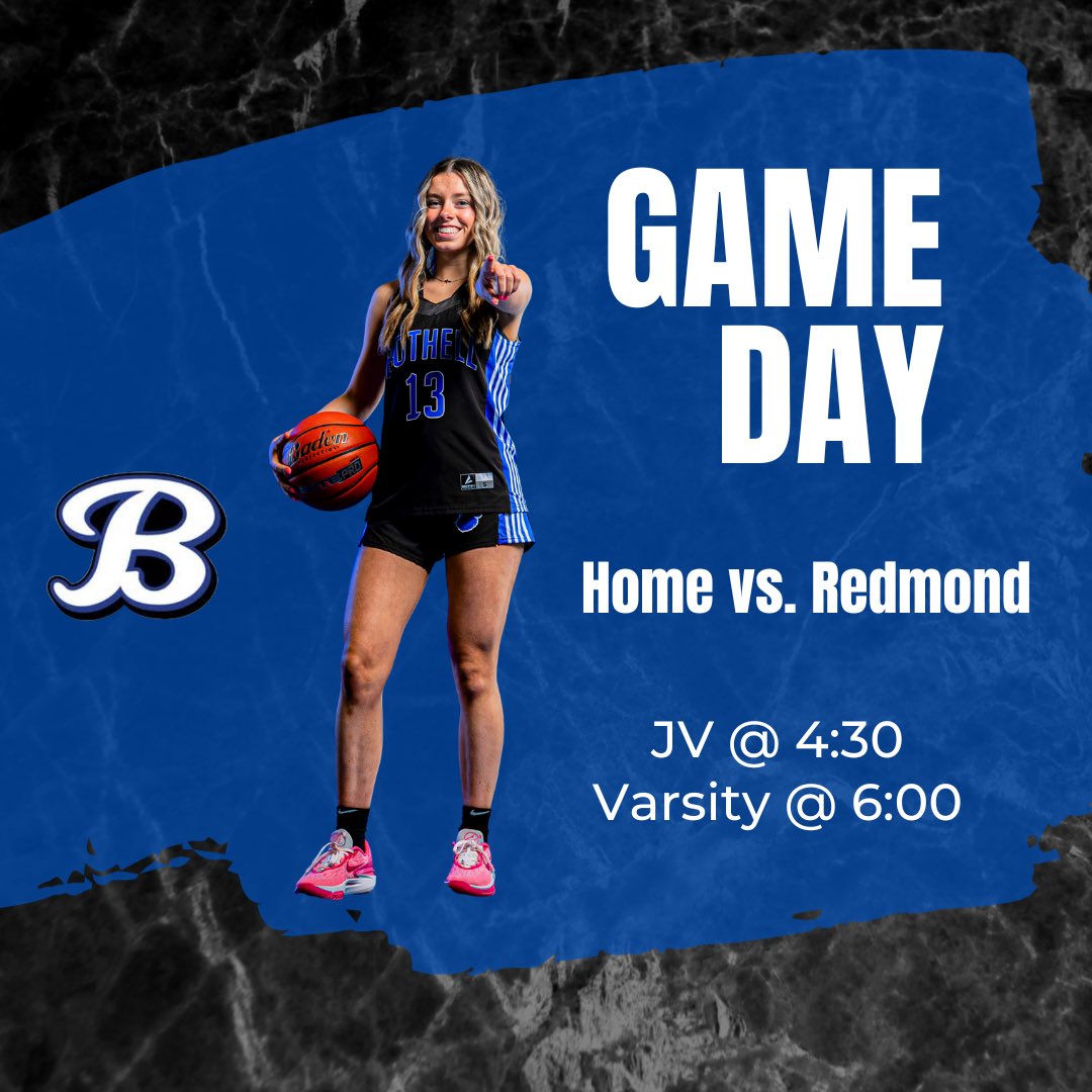 It’s Game Day for your #bhsladycougs tonight @ Home vs. Redmond! Let’s pack the stands and help these ladies get another big win!

JV @ 4:30
Varsity @ 6:00
Theme: 🔴 Red, ⚪️ White, 🔵 Bothell Blue
