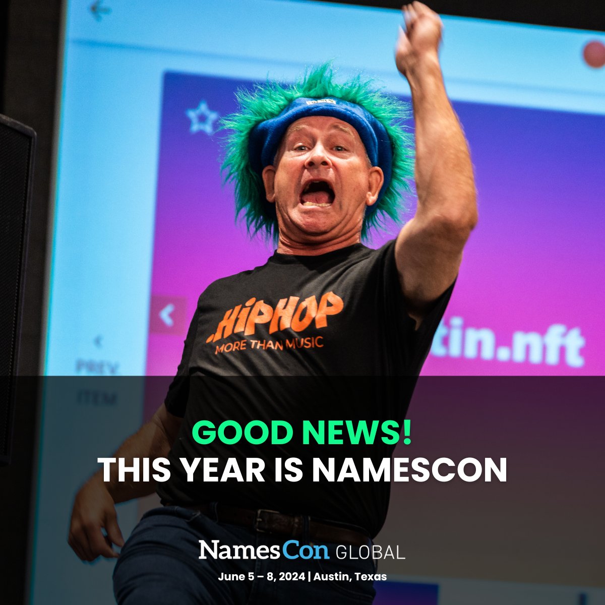 #HappyNewYear, #domainers! The best part of 2024 so far is that you can save 60% on your #NamesCon Global pass before January 11. Get ready to expand your mind, contact list, and portfolio in Austin, June 5-8! 🔗 eventbrite.com/e/namescon-glo…