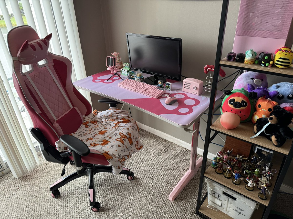 PudgyPro's tweet photo. Just finished my girlfriend’s new… very pink… set up! …it’s very pink @WifeyPro_ https://t.co/9Cb7eoP0t3