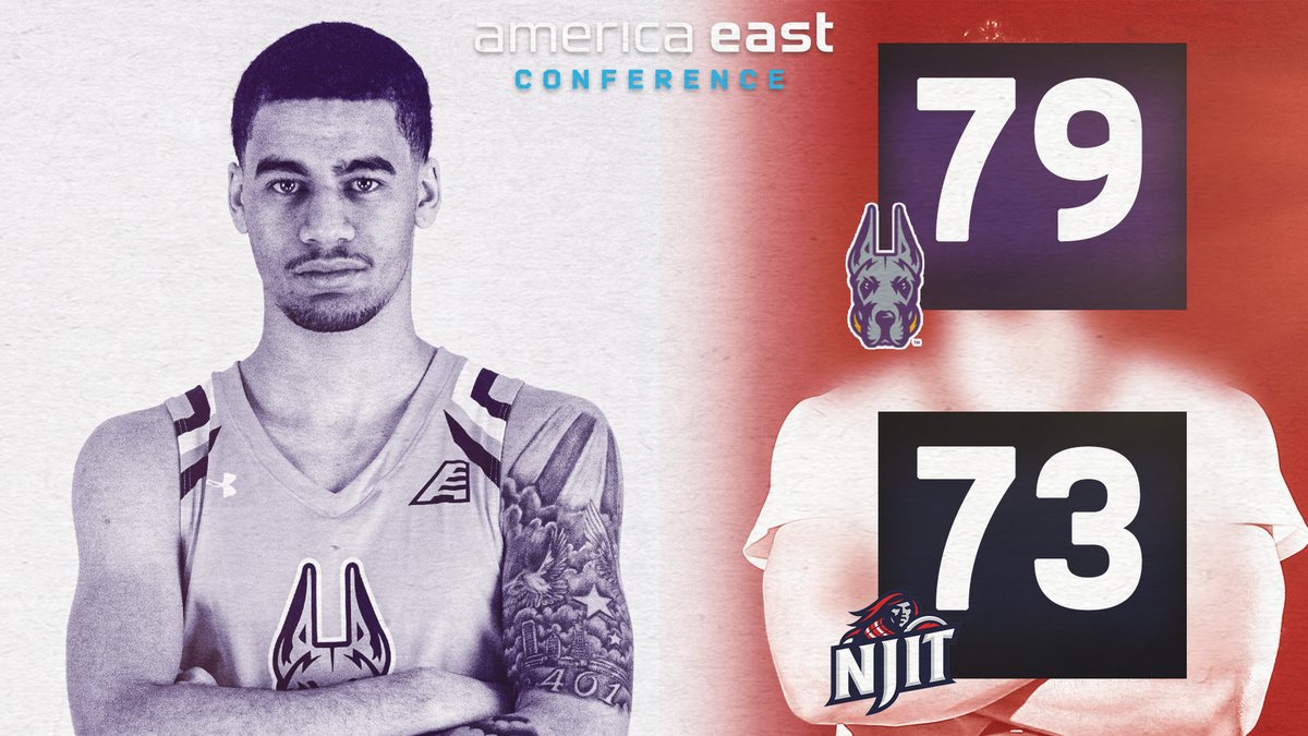 Jonathan Beagle showed out 1⃣9⃣ points &amp; 1⃣6⃣ rebounds to lead @UAlbany to the win in its #AEHoops opener!