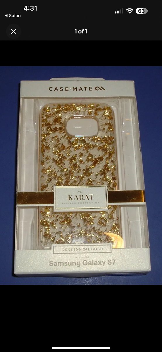 ForevrImperfect's tweet photo. @CaseMate please bring back the Karat rose gold, gold and silver flake cases for the Galaxy S series please!! They were pretty but still classy! Obviously for the newer models though. Only case I bought for my S7 when I  had one! https://t.co/rDmLSiT7sA